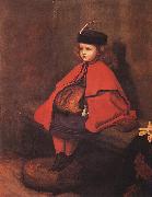 Sir John Everett Millais My First Sermon oil painting artist